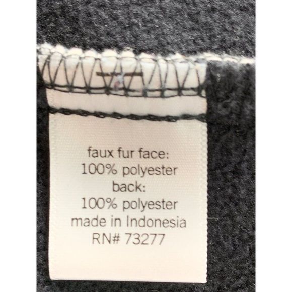 Womens Sonoma Sherpa Fleece Buffalo Plaid Size Small Cardigan Wrap Jacket 3142 - Picture 6 of 6